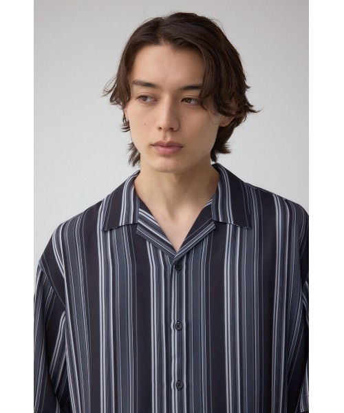 AZUL BY MOUSSY シャツ マルチストライプシャツ メンズ