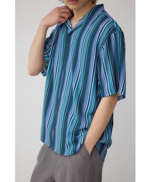 AZUL BY MOUSSY（アズールバイマウジー） シャツ マルチストライプ