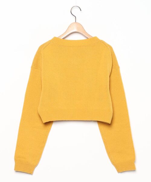 THE SHINZONE（ザ シンゾーン） Vネックニット - イエロー レディース