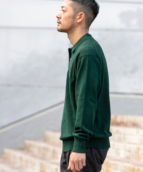 「URBAN RESEARCH ROSSO MEN」 長(zhǎng)袖ニット LARGE グレー メンズ