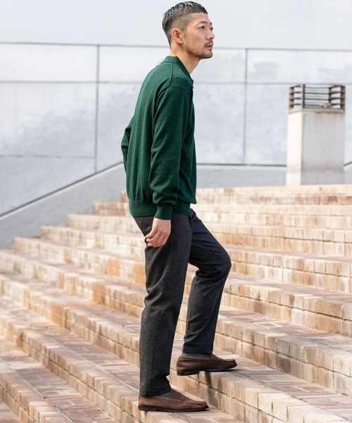 「URBAN RESEARCH ROSSO MEN」 長(zhǎng)袖ニット LARGE グレー メンズ