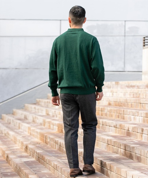 「URBAN RESEARCH ROSSO MEN」 長(zhǎng)袖ニット LARGE グレー メンズ
