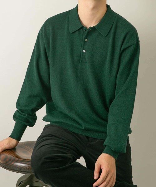 「URBAN RESEARCH ROSSO MEN」 長(zhǎng)袖ニット LARGE グレー メンズ
