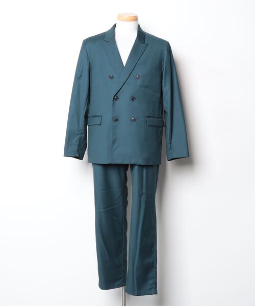 【新品タグ付き】Garageroom スーツ 3点セット ダークグリーン Garage（ガレージ）の「Garageroom THREE-PIECE SUIT SETUP 3