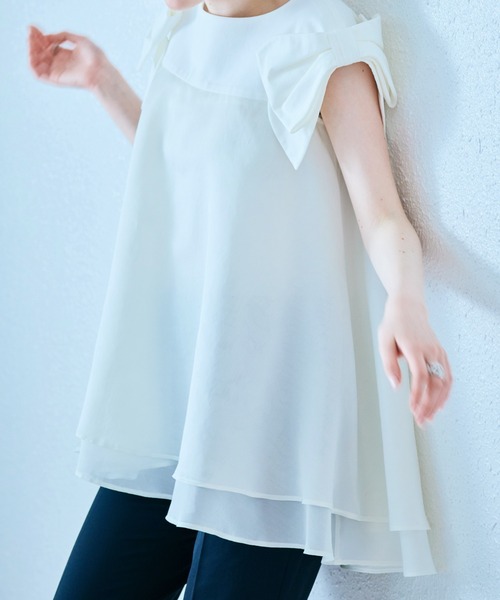 Audie a Muses（オーディア ミューズ） ブラウス シャツ 夏 半袖