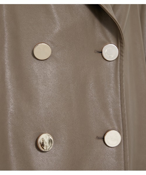 「rienda」 コート FREE ライトブラウン レディース_画像7