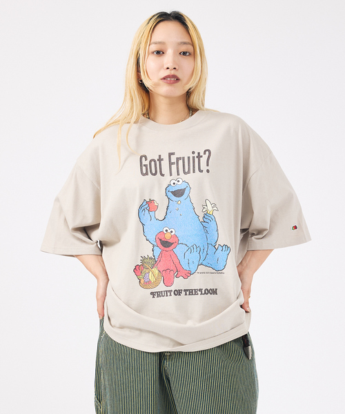 【FRUIT OF THE LOOM】SESAME STREET×FTL Photo T-Shirt A/全3色 FRUIT OF THE LOOM tシャツ SESAME STREET×FTL Photo T-Shirt B