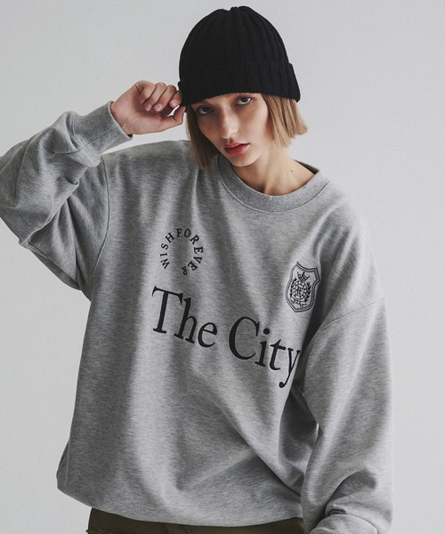 WISH FOR EVER スウェット メンズ レディース WISH FOR EVER 「WISH EVER」 スウェットカットソー MEDIUM