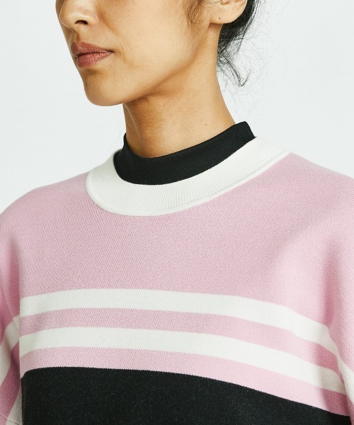 「ESSENTIAL」 長袖ニット FREE ピンク レディース_画像7