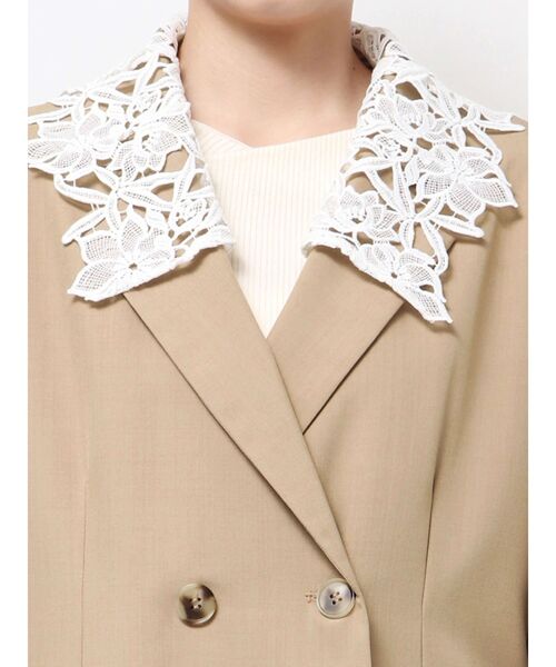 現行品✨新品タグ付き✨LAGUNAMOON レースデタッチドカラージャケット 現行品✨新品タグ付き✨LAGUNAMOON レースデタッチドカラージャケット