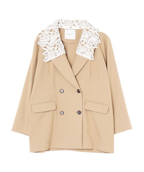 現行品✨新品タグ付き✨LAGUNAMOON レースデタッチドカラージャケット 現行品✨新品タグ付き✨LAGUNAMOON レースデタッチドカラージャケット