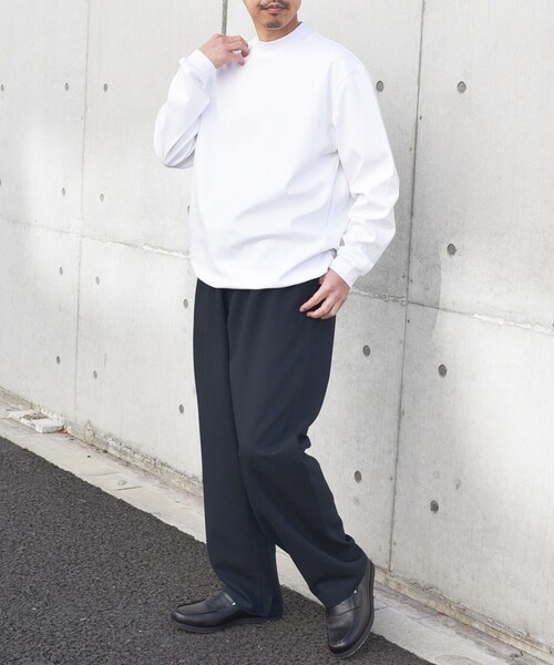 「SHIPS any」 長袖Tシャツ LARGE ホワイト メンズ_画像3