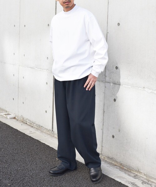 「SHIPS any」 長袖Tシャツ LARGE ホワイト メンズ_画像4