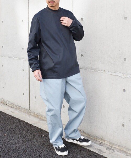 「SHIPS any」 長袖Tシャツ LARGE ホワイト メンズ_画像7