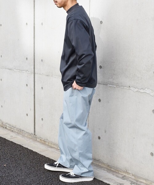 「SHIPS any」 長袖Tシャツ LARGE ホワイト メンズ_画像8