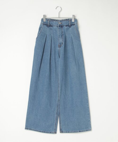 notch. ワイドパンツ ジーンズ デニム デニムパンツ デニムタック