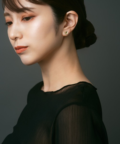 ピアス K18 モチーフ ピアス「動画あり」 レディース メンズの画像