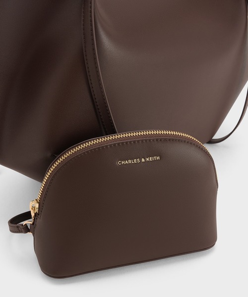★CHARLES&KEITH★Calla Tote Bag 通勤通学トートバック /送料込 CHARLES ＆ KEITH トートバッグ Calla カルラ ラージスエード