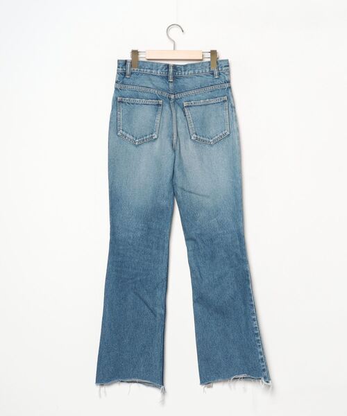 [MADISON BLUE] HEM CUT FLARE PANTS DENIM Denim брюки X-SMALL голубой женский 