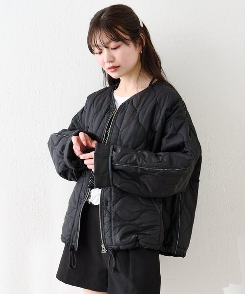 Kastane（カスタネ） ブルゾン アウター 「リバーシブル」キルティング