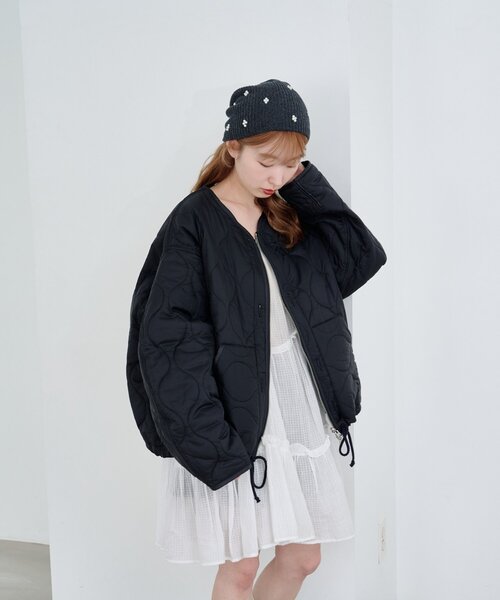 Kastane（カスタネ） ブルゾン アウター 「リバーシブル」キルティング