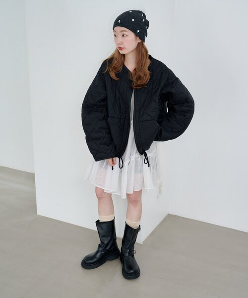 Kastane（カスタネ） ブルゾン アウター 「リバーシブル」キルティング