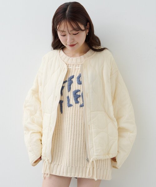 Kastane（カスタネ） ブルゾン アウター 「リバーシブル」キルティング