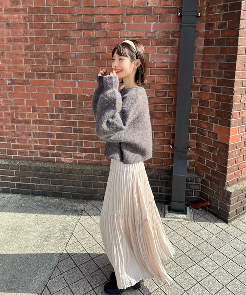 hinari ミニフリルスカート ブラック FREE hinari 「hinari」 スカート FREE ブラック レディース