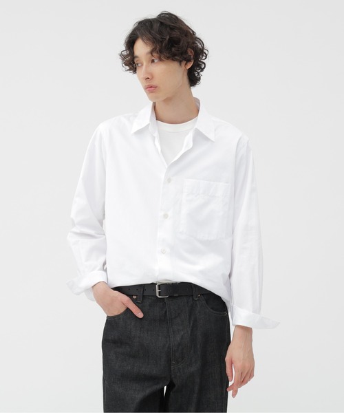 MARGARET HOWELL（マーガレットハウエル） シャツ PLAIN COTTON POPLIN
