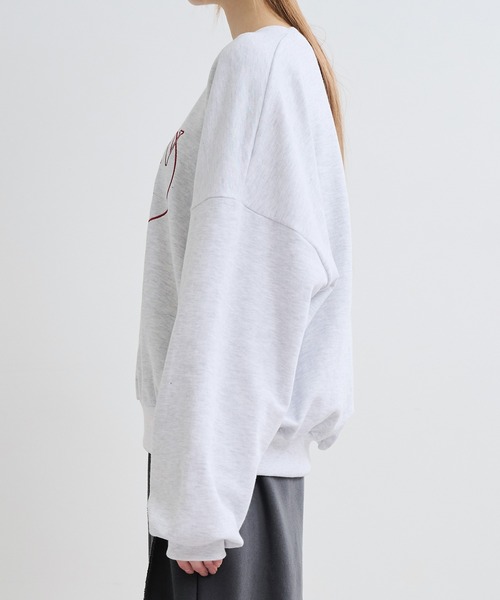 「UNE MANSION」 スウェットカットソー FREE チャコール レディース_画像6