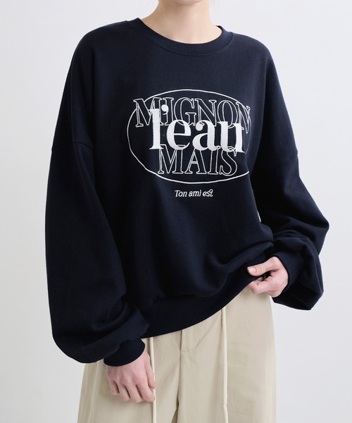 「UNE MANSION」 スウェットカットソー FREE チャコール レディース_画像8