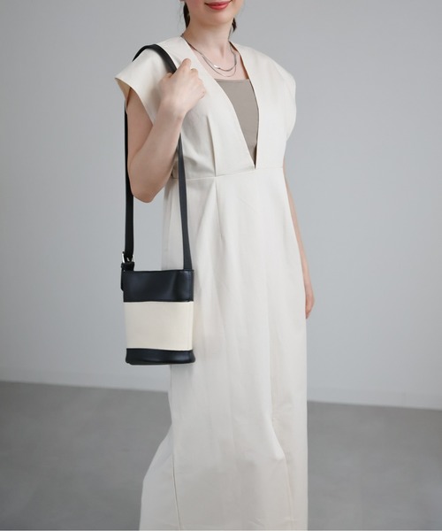 「sakishimatokyo」 ノースリーブワンピース FREE アイボリー レディース_画像2