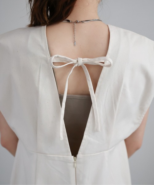 「sakishimatokyo」 ノースリーブワンピース FREE アイボリー レディース_画像3