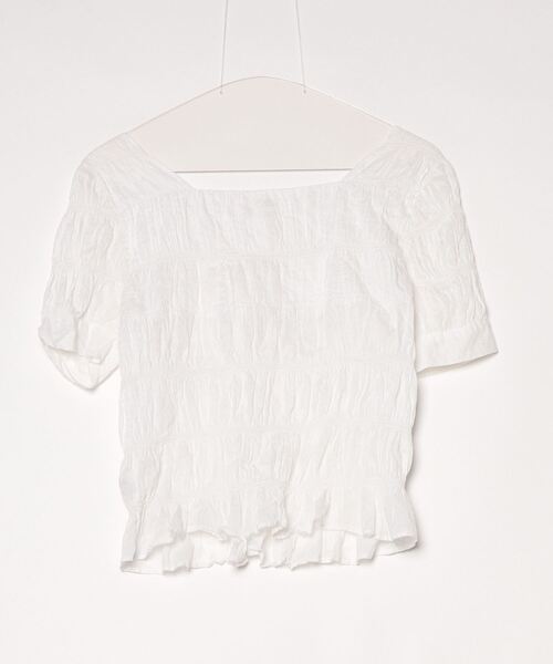 「Danny&Anne」 半袖ブラウス FREE ホワイト レディース_画像2