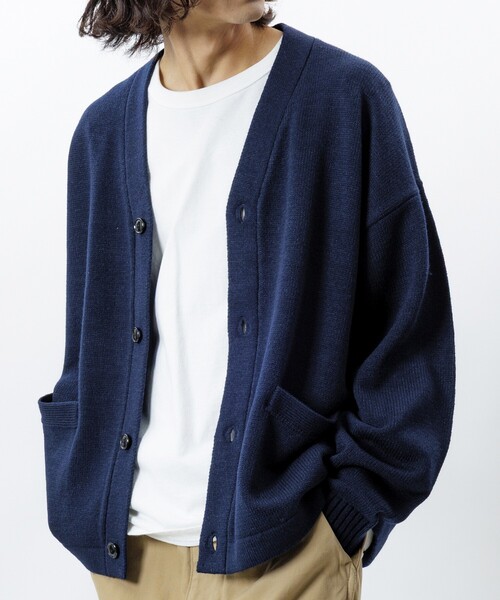 カーディガン 限定展開 Relax Fit リラックスフィット イージーケア ウォッシャブル Vネックカーディガン メンズ | FREAK'S STORE | 05