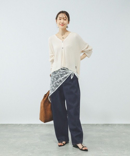 ジーンズ デニム デニムパンツ GOODデニムバギーパンツ/498388 レディース | GLOBAL WORK | 13