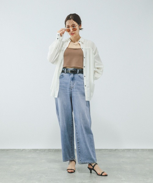 ジーンズ デニム デニムパンツ GOODデニムバギーパンツ/498388 レディース | GLOBAL WORK | 17