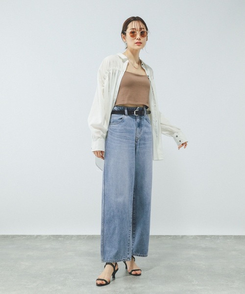 ジーンズ デニム デニムパンツ GOODデニムバギーパンツ/498388 レディース | GLOBAL WORK | 18