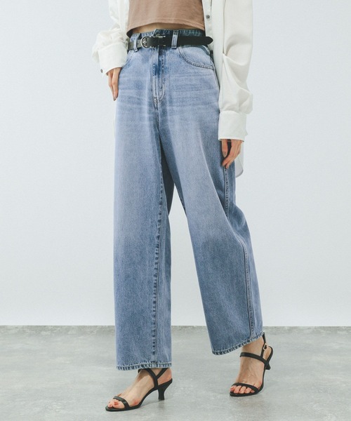 ジーンズ デニム デニムパンツ GOODデニムバギーパンツ/498388 レディース | GLOBAL WORK | 19