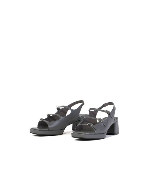 「Daniella&GEMMA」 「GEMMALINN」ヒールサンダル 37 ブラック レディース_画像6