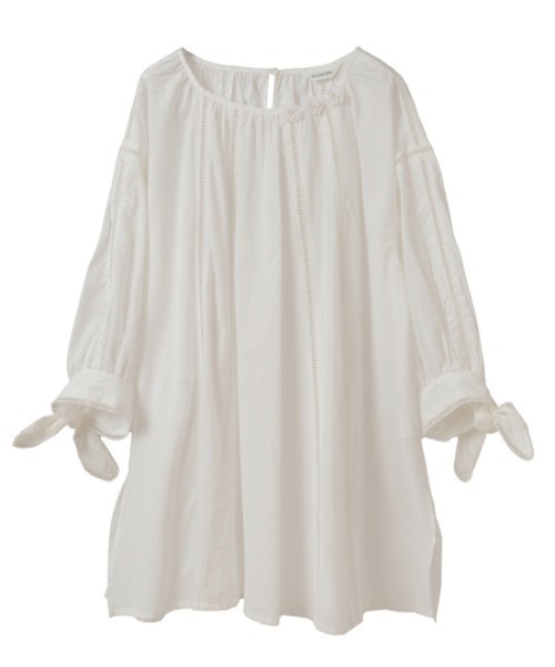 INGEBORG（インゲボルグ） ブラウス シャツ コットンローンレース使い