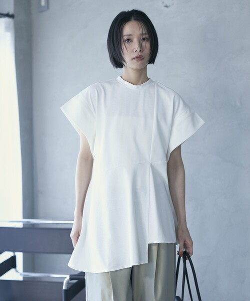 「Firsthand」 ノースリーブトップス FREE オフホワイト レディース_画像2