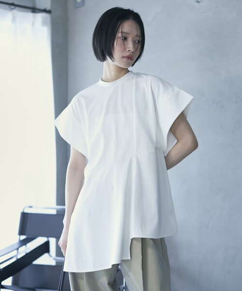 「Firsthand」 ノースリーブトップス FREE オフホワイト レディース_画像3