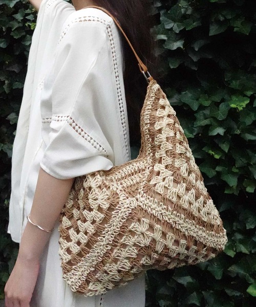 「CORNERS」 かごバッグ FREE ブラック レディース_画像9