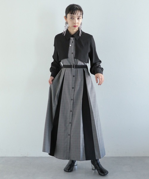 HARE（ハレ） シャツワンピース FREE グレー レディース : ZOZOTOWN