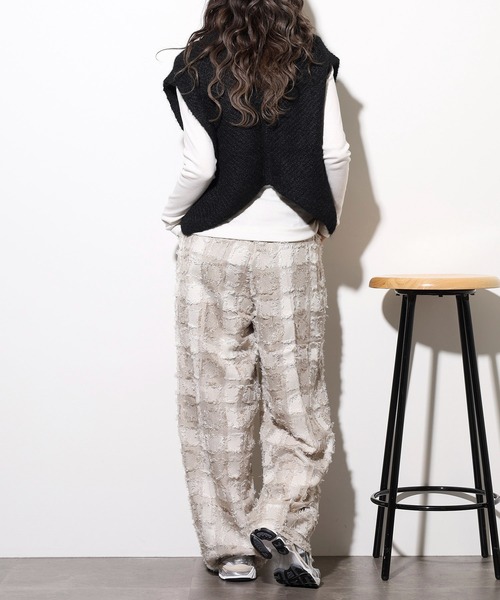 ベスト ジレ ショート丈ニットベスト レディース | FUNALIVE | 14