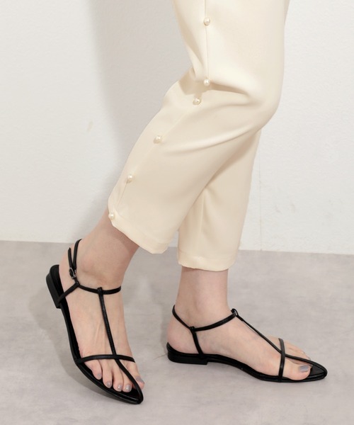 「O.S.K」 パンツ L ベージュ レディース_画像9