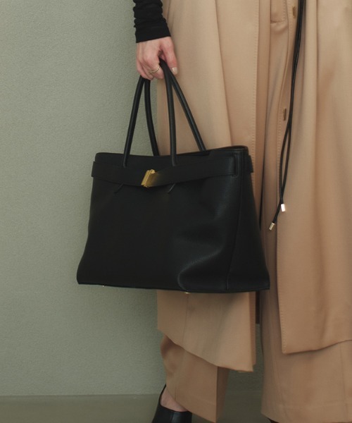 anuans（アニュアンス） トートバッグ ベルトディテールバッグ