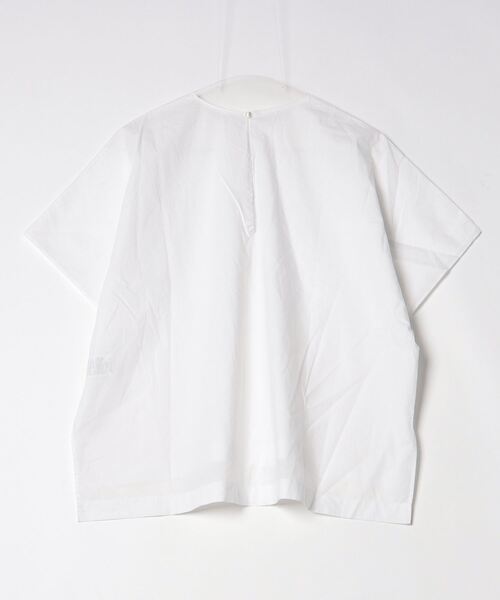 「VERMEIL par iena」 半袖ブラウス - ホワイト レディース_画像2