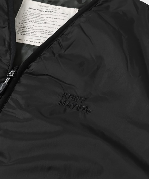 「KRIFF MAYER」 中綿ブルゾン LARGE ブラウン メンズ_画像8